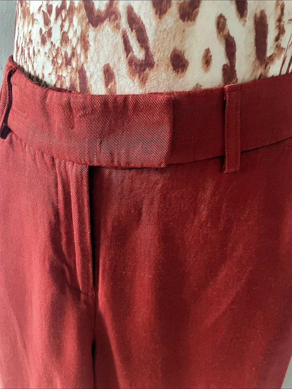 Coral Wide-Leg Pants Like New - Picture 4 of 9